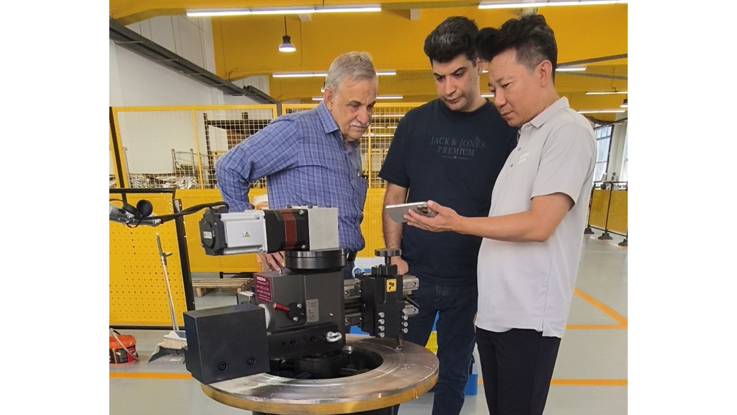 현장 플랜지 가공 장비