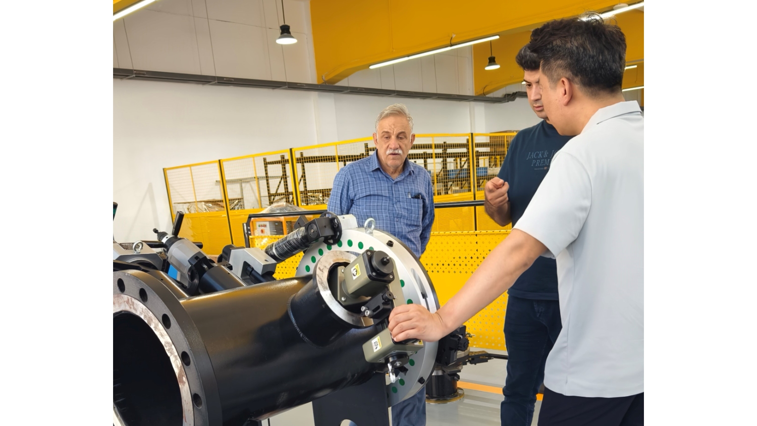 현장 플랜지 가공 장비