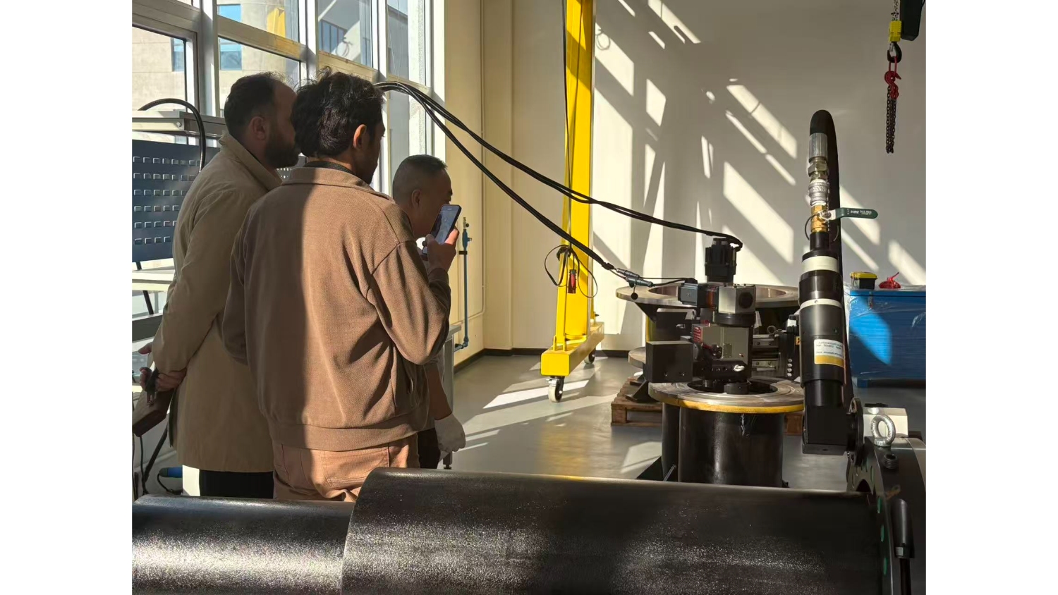 3미터 플랜지 가공기